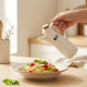 Porcelain Oil Dispenser & Salt Shaker Set - 4 Pcs
