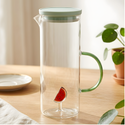 Glass Water Jug 1.25L