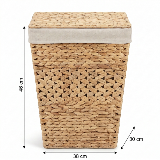 Straw Laundry Basket Medium