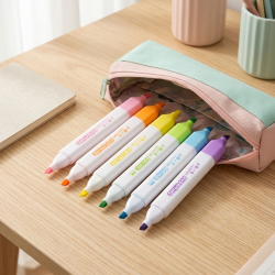 Double-sided Highlighter Set 6 Pieces