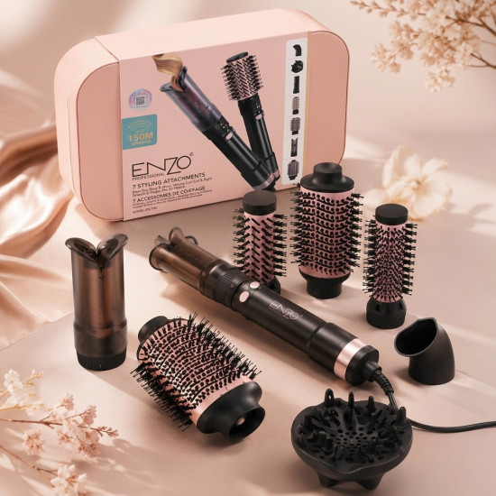 Enzo 7-in-1 Hair Styling Brush