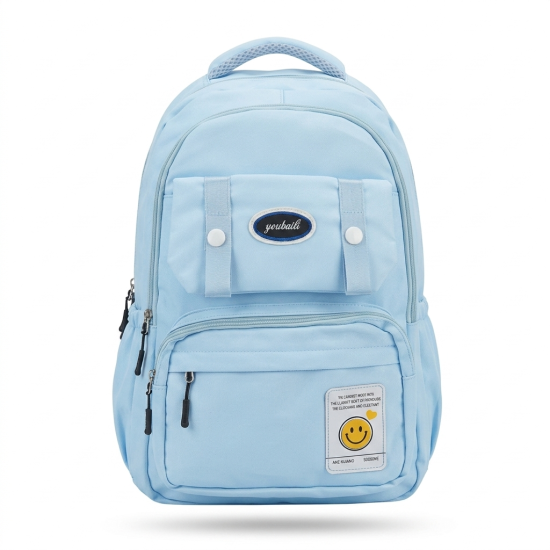 Backpack With 3 Zippers