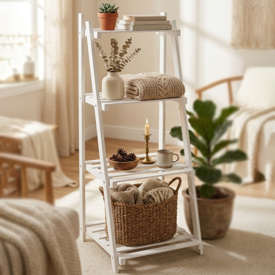 Wooden Organizer 4 Shelves