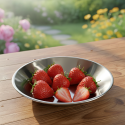 Stainless Steel Plate 36 cm