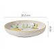 Lemon Pattern Porcelain Plate