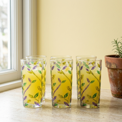 Glass Cups Set 6 Pcs