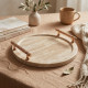 Wooden Tray Set 2 Pcs