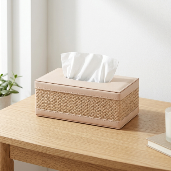 Leather Tissue Box