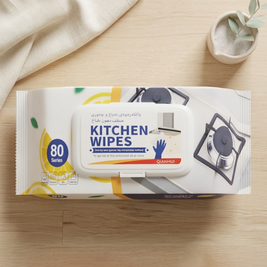 Kitchen Wipes - 80 Pcs