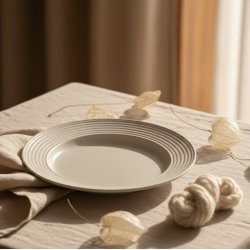 Porcelain Plate 22x2.6cm