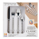 Silver Silverware Set 24 Pieces