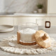 Acrylic Sugar Bowl with Wooden Lid