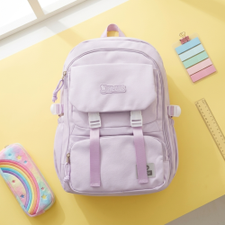 Backpack With 3 Zippers