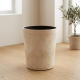 Leather Trash Can