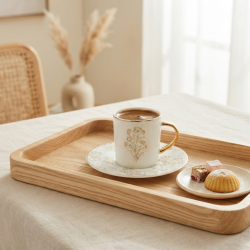 Coffee Cup and Saucer Set - 6 Pcs