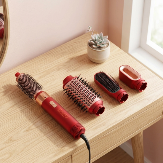 Enzo 6-in-1 Hair Styling Brush