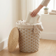 Straw Laundry Basket Large