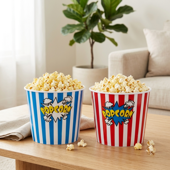 Plastic Popcorn Bowl