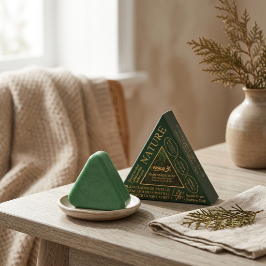 Wokali Natural Green Shampoo Soap