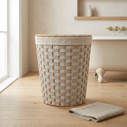 Straw Laundry Basket Large