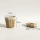 Straw Trash Can & Tissue Box
