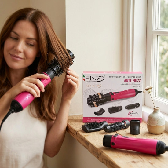 Enzo 4-in-1 Hair Dryer Brush