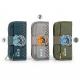 Pencil Case With 3 Zippers
