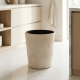 Leather Trash Can