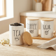 Porcelain Spice Jar Set - 3 Pcs