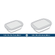 Pyrex Glass Food Storage Container Set 2 Pcs