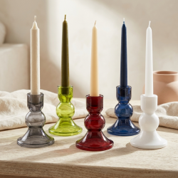 Glass Candleholder Small