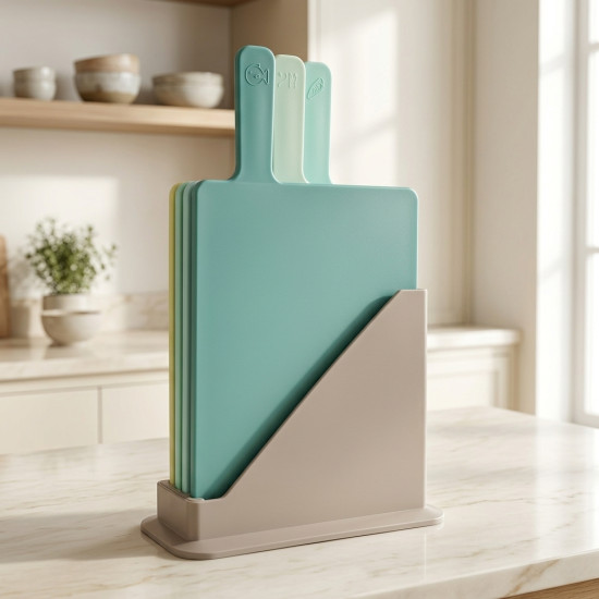 Plastic Cutting Board Set – 4 Pcs