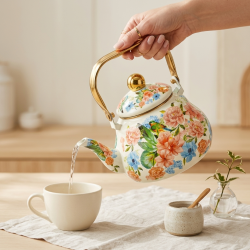 Flowers Pattern Tea Pot 2.5 Liter