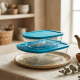 Pyrex Glass Food Storage Container Set 2 Pcs