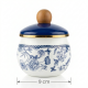 Flowers Pattern Sugar Bowl