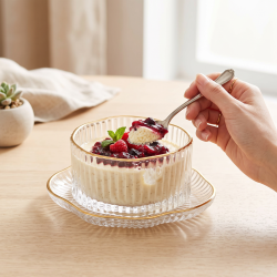 Glass Bowls And Saucer 6 Pcs