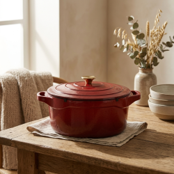 Cooking Pot 28 cm red