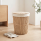 Straw Laundry Basket Large