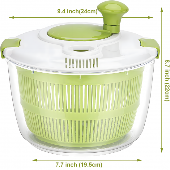 Salad Spinner Drain Bowl