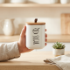 Porcelain Spice Jar Set - 7 Pcs