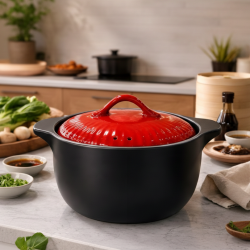 Porcelain Cooking Pot 24 cm