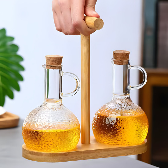 Glass Oil Dispenser - 2 Pcs