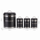 Bread Box And 3 Canisters Set