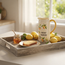 Lemon Pattern Porcelain Jug