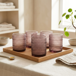 Glass Cups Set 6 Pcs