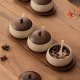 Porcelain Bowl Set 3 Pieces With Wooden Base