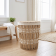 Straw Laundry Basket Large