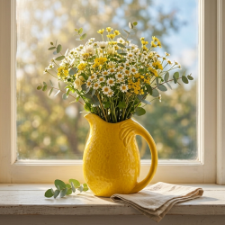 Lemon Shaped Porcelain Jug Large