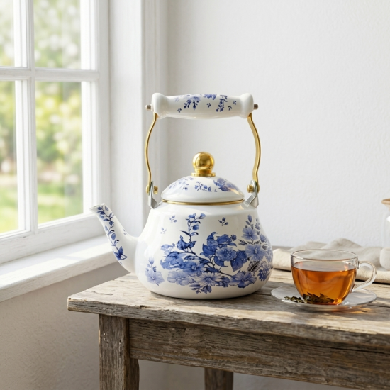 Flowers Pattern Tea Pot 1.5 Liter