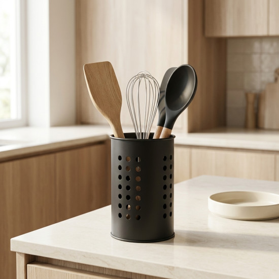 Metal Utensil Holder Medium